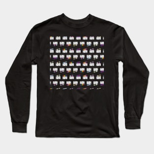 Film Slate Pride - Seamless Pattern Long Sleeve T-Shirt